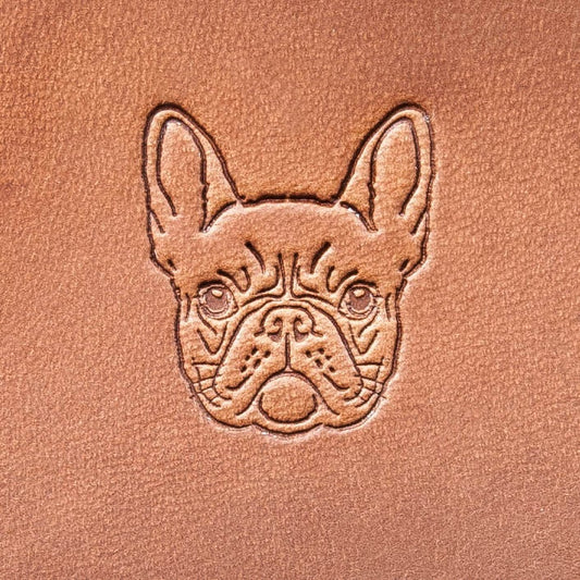 Leather Stamp: BULDOG-2 - Delrin Material