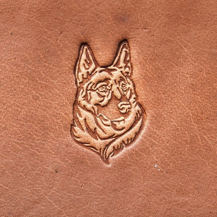 Leather stamp:  German Shepherd 2 - Delrin Material