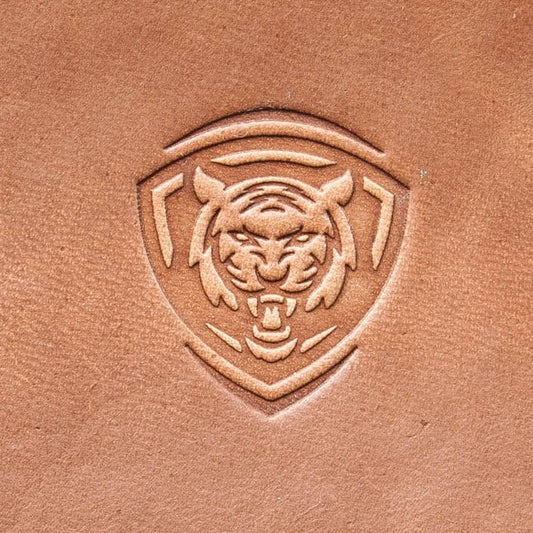 Leather Stamp : Tiger 4 - Delrin Material