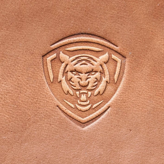 Delrin Leather Stamp: Tiger #4