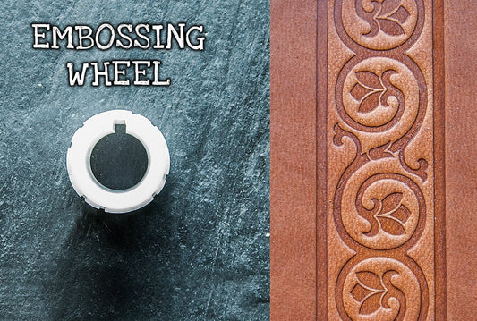 Leather Stamp: embossing wheel - EW-R001 - Delrin Material