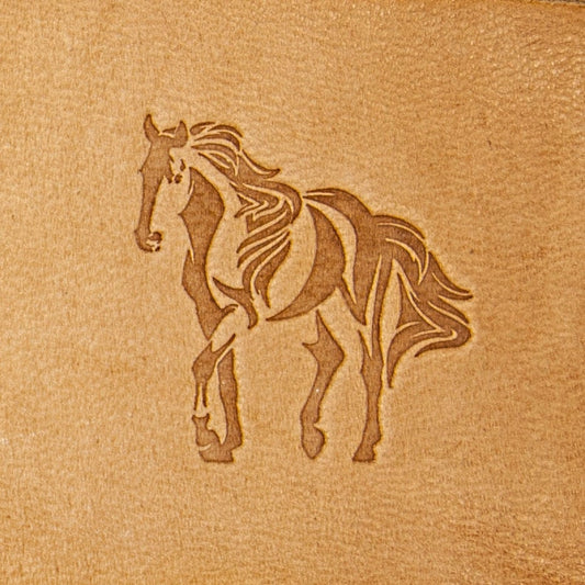 Leather Stamp: Horse #2 - Delrin material