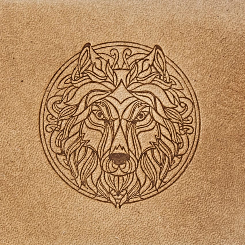 Leather Stamp: Wolf 2