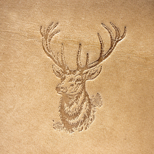 Leather Stamp: Deer #6 - Delrin material