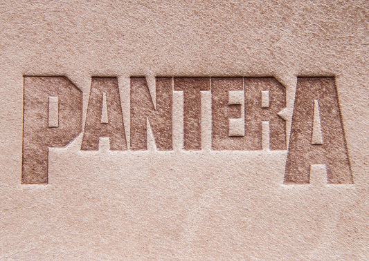Leather Stamp: Band PANTERA - Delrin Material