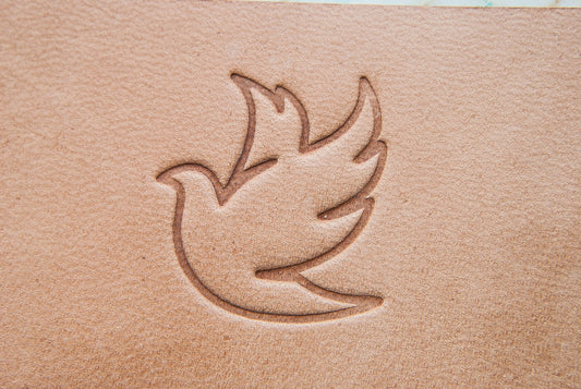 Leather stamp (Delrin), leather tool, craft tool, bird 2 stamp, leather stamps