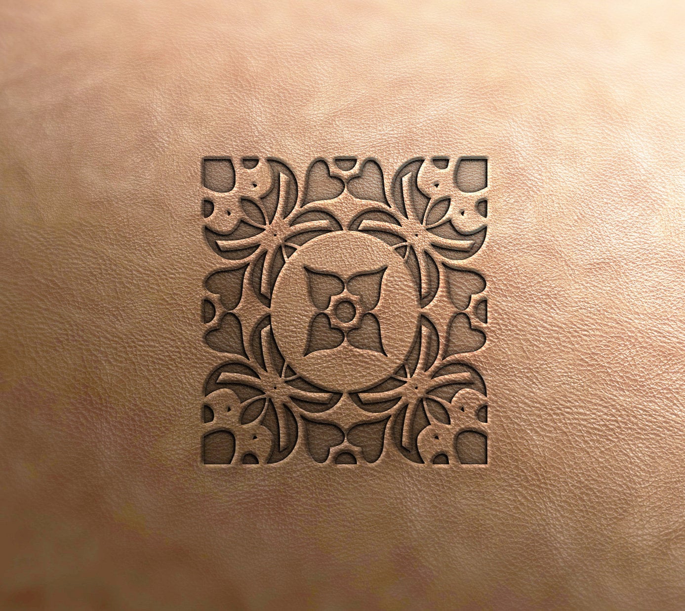 Delrin Leather Stamp tile 1, leather tools, leather stamps, custom leather stamps, craft tools, embossing plate