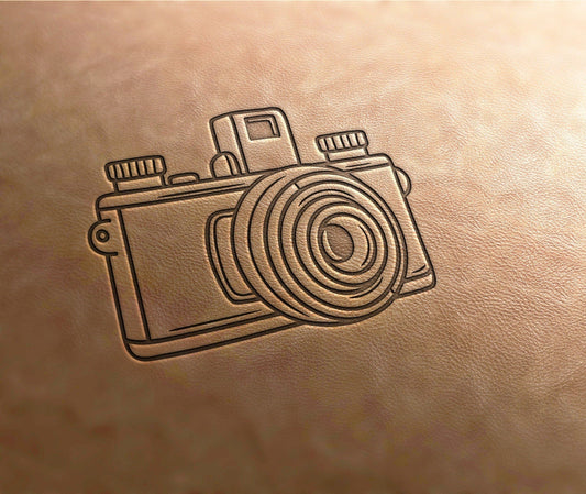 Leather Stamp: Camera - Delrin Material