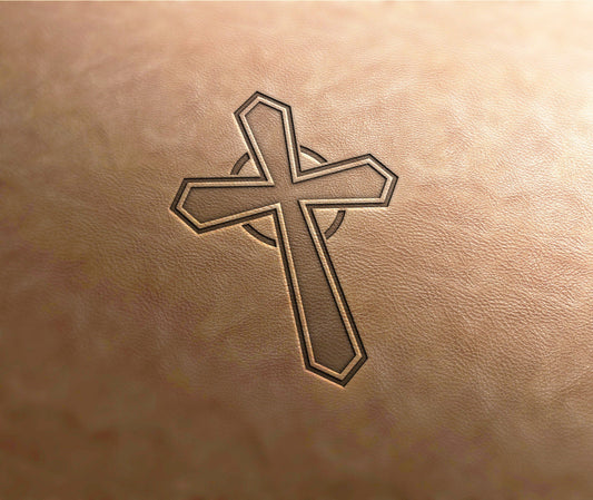 Leather Stamp : Cross 1 - Delrin Material