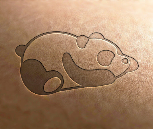 Leather Stamp Panda 1 - Delrin Material