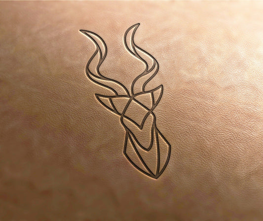 Leather Stamp : Antelope 2 - Delrin Material