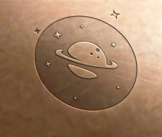 Leather Stamp : space 1 - Delrin Material