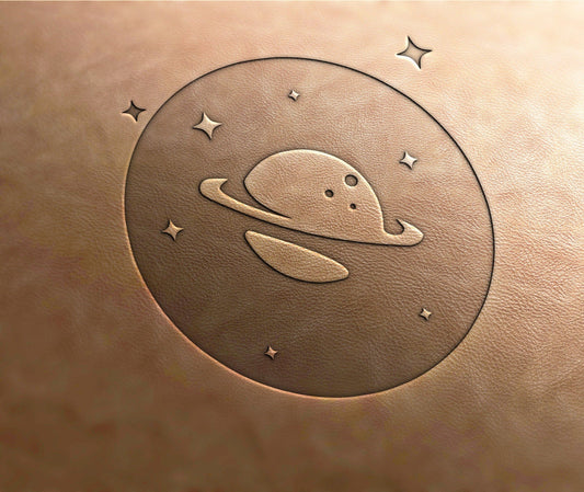 Leather Stamp space #1 - Delrin Material