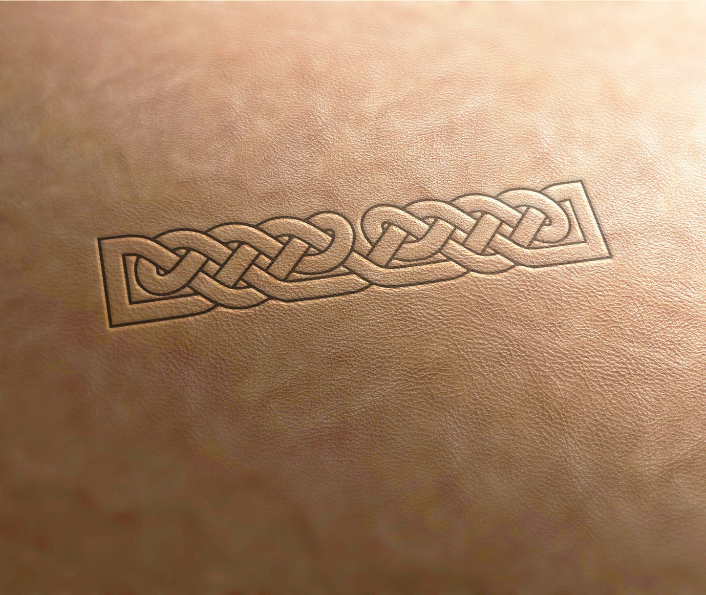 Leather Stamp (Delrin), Celtic stamp#21, Celtic knot stamp, Celtic ornament stamp, leather tools, craft tools, custom leather stamp