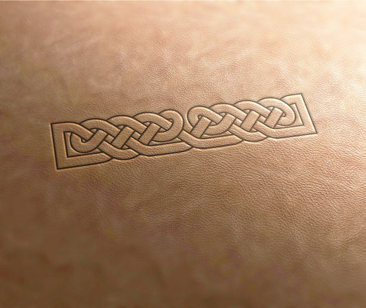 Leather Stamp (Delrin), Celtic stamp#21, Celtic knot stamp, Celtic ornament stamp, leather tools, craft tools, custom leather stamp