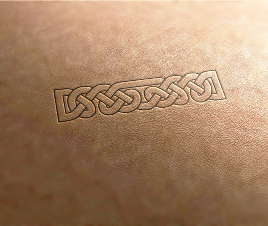 Leather Stamp (Delrin), Celtic stamp#22, Celtic knot stamp, Celtic ornament stamp, leather tools, craft tools, custom leather stamp