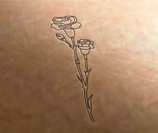 Leather Stamp Clove stamp #7 - Delrin Material