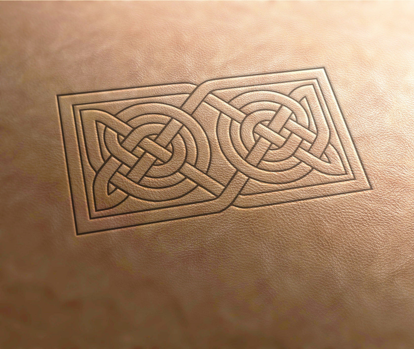 Leather Stamp (Delrin), Celtic stamp#19, Celtic knot stamp, Celtic ornament stamp, leather tools, craft tools, custom leather stamp