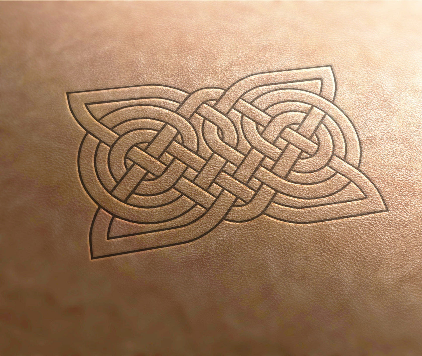 Leather Stamp (Delrin), Celtic stamp#20, Celtic knot stamp, Celtic ornament stamp, leather tools, craft tools, custom leather stamp