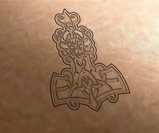 Leather Stamp , celtic stamp 26 - Delrin Material