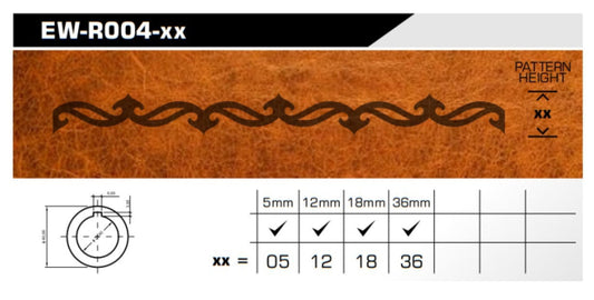 Leather Stamp: embossing wheel - EW-R004
