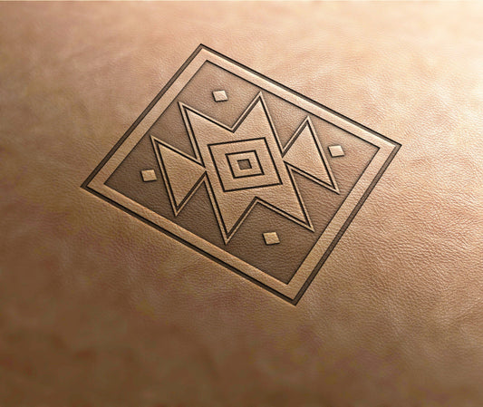 Leather Stamp (Delrin), Aztec pattern#8, boho stamp, geometric stamp, leather tool, leather tools, craft tools, custom leather stamp