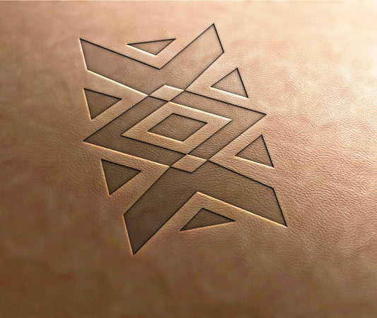 Leather Stamp (Delrin), Aztec pattern33, boho stamp, geometric stamp, leather tool, leather tools, craft tools, custom leather stamp