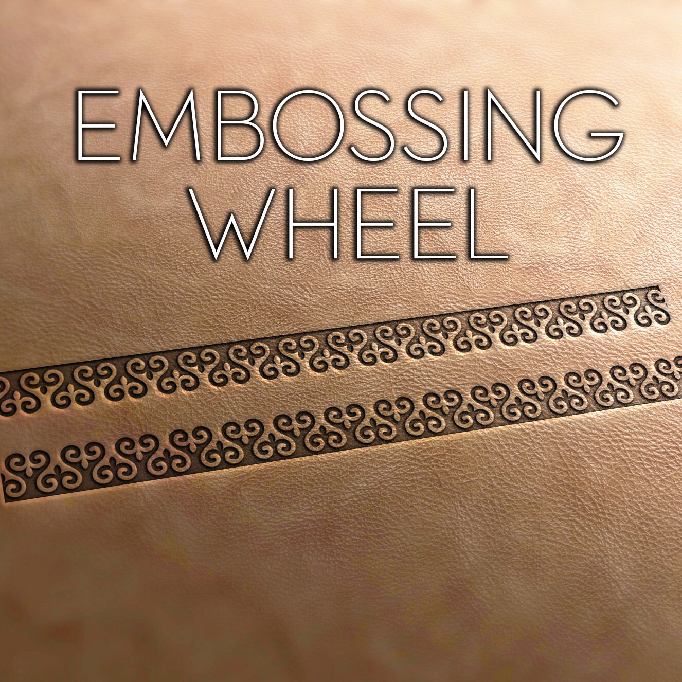 Leather Stamp: embossing wheel, leather tools, leather stamps, craft tools, embossing tools