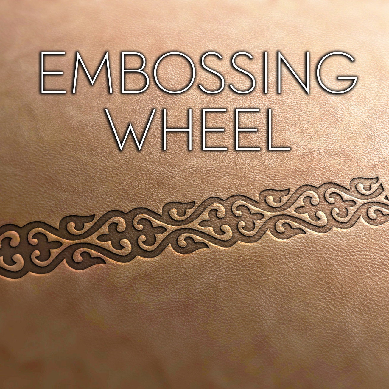 Leather Stamp: embossing wheel, leather tools, leather stamps, craft tools, embossing tools