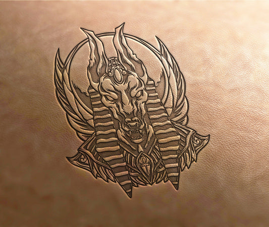 Leather Stamp : Anubis - Delrin Material