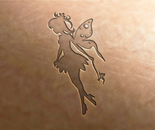Leather Stamp : fairy  - Delrin Material