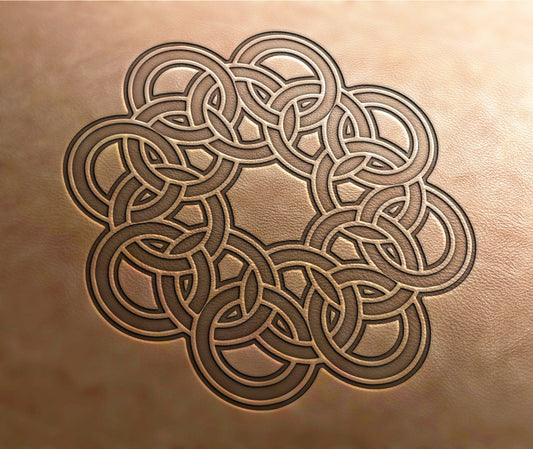 Leather Stamp : Celtic - Delrin Material