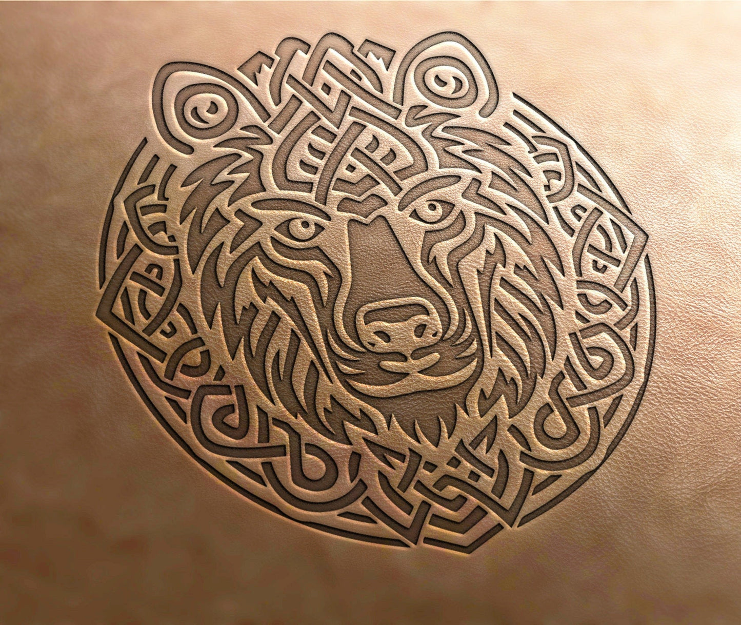 Leather Stamp , Celtic stamp - Delrin Material