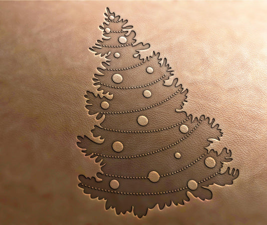 Leather Stamp (Delrin material):Santa stamp, Christmas tree, Christian, Christmas stamp, custom leather stamp, leather tools,embossing tools