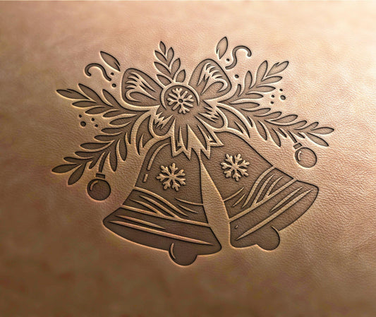 Leather Stamp : Jingle Bells - Delrin Material