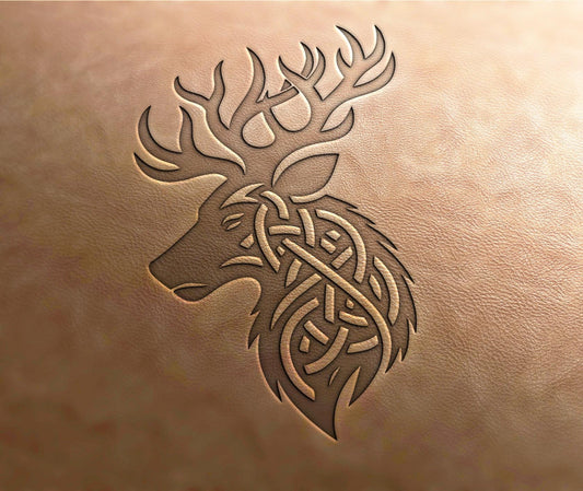 Leather Stamp : Deer - Delrin Material