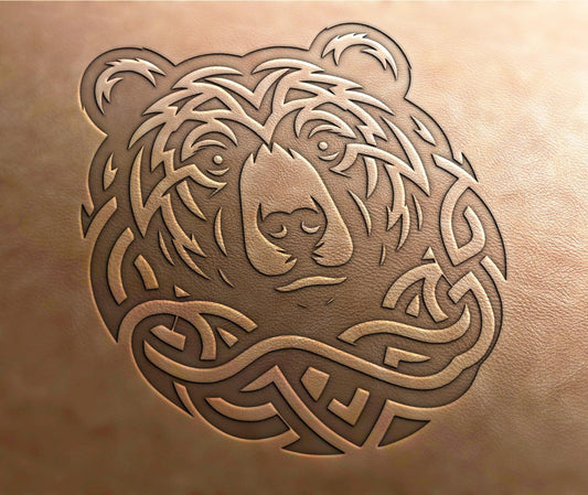 Leather Stamp , Celtic stamp - Delrin Material