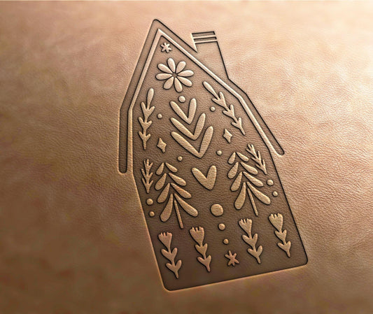 Leather Stamp : Christmas - Delrin Material